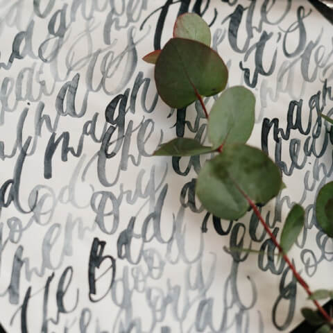 Works Calligraphy Artist Work 9